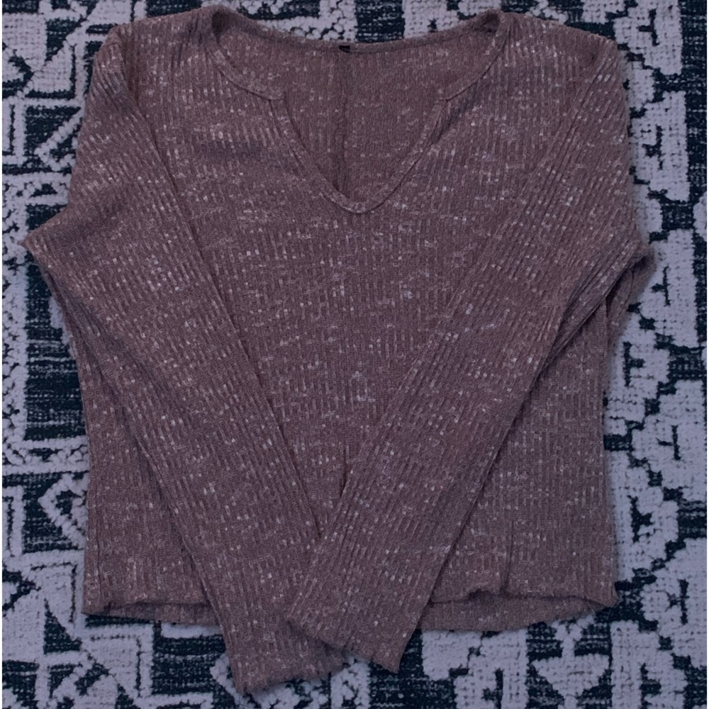 Long sleeve knitted top